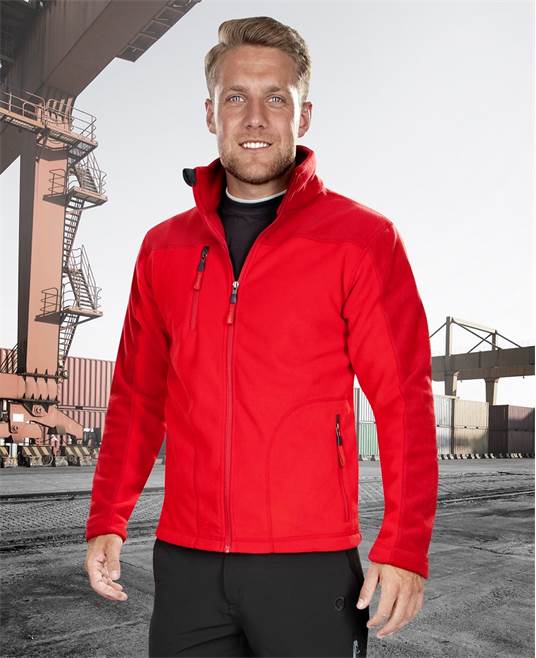 Melegítő felső fleece ARDON®MICHAEL férfi, piros